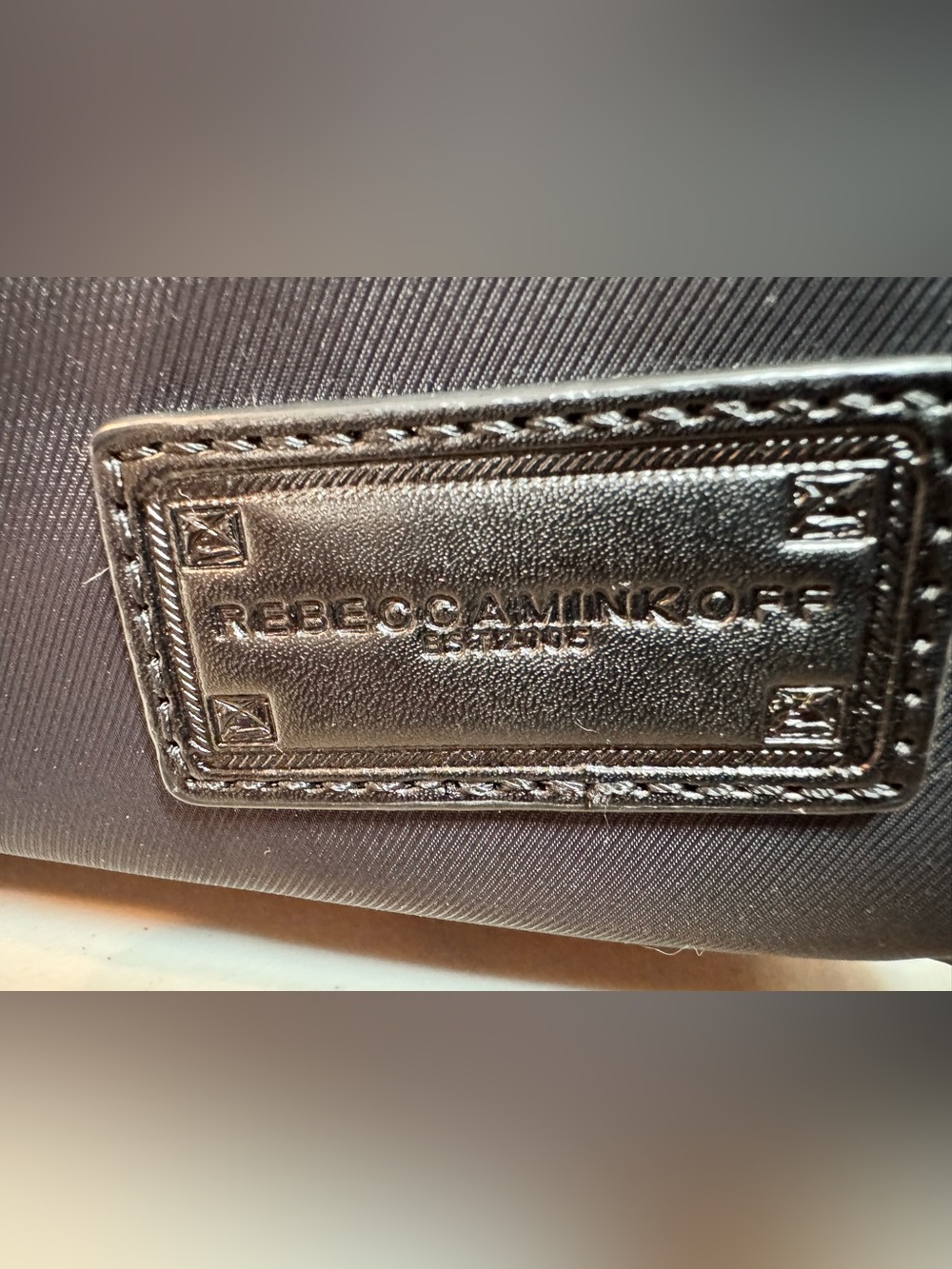Rebecca Minkoff Black Nylon Backpack - Picture 4 of 12